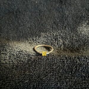 Yellow Gemstone Ring